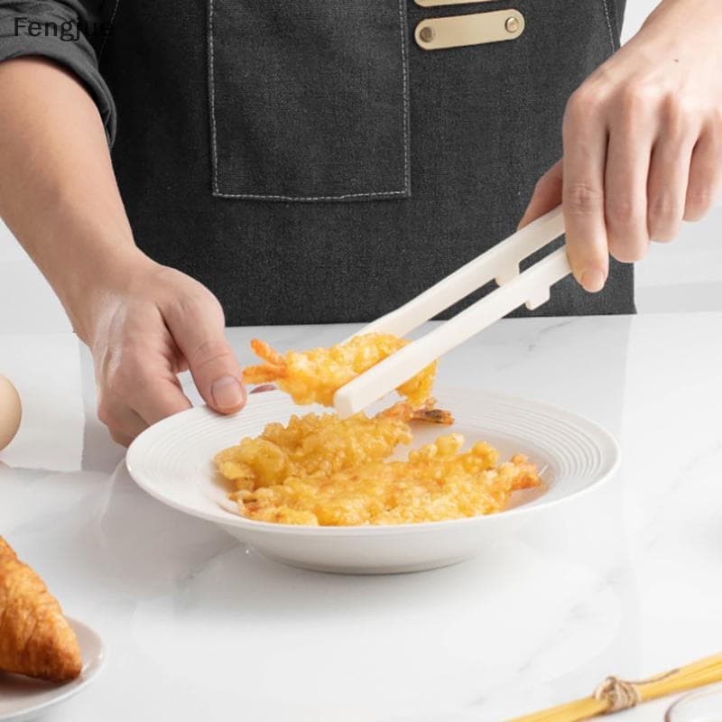 Fengjue Silicone Grill Pinças Não-Sti Comida Pão Clipe Resistente Ao Calor Churrasco Salada Cozinhar Servindo Braçadeira