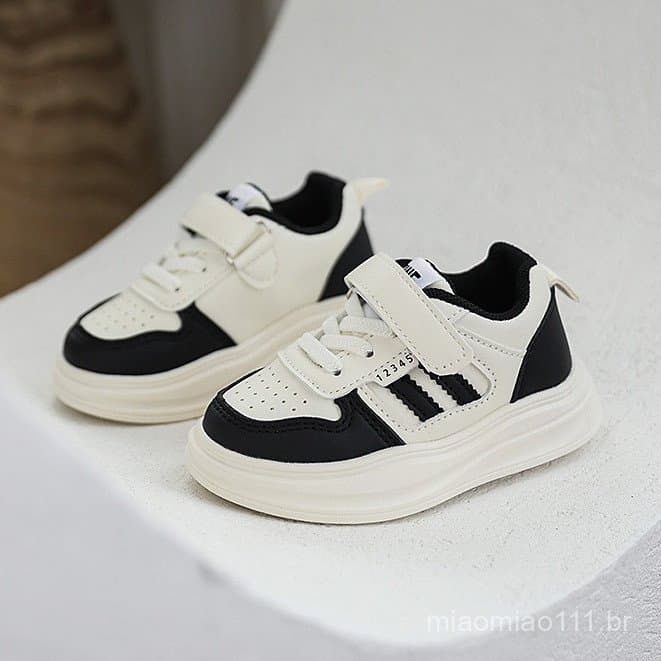 Tênis infantil Sapatos infantis casuais para meninos Moda tênis de corrida para meninas Leve e macio