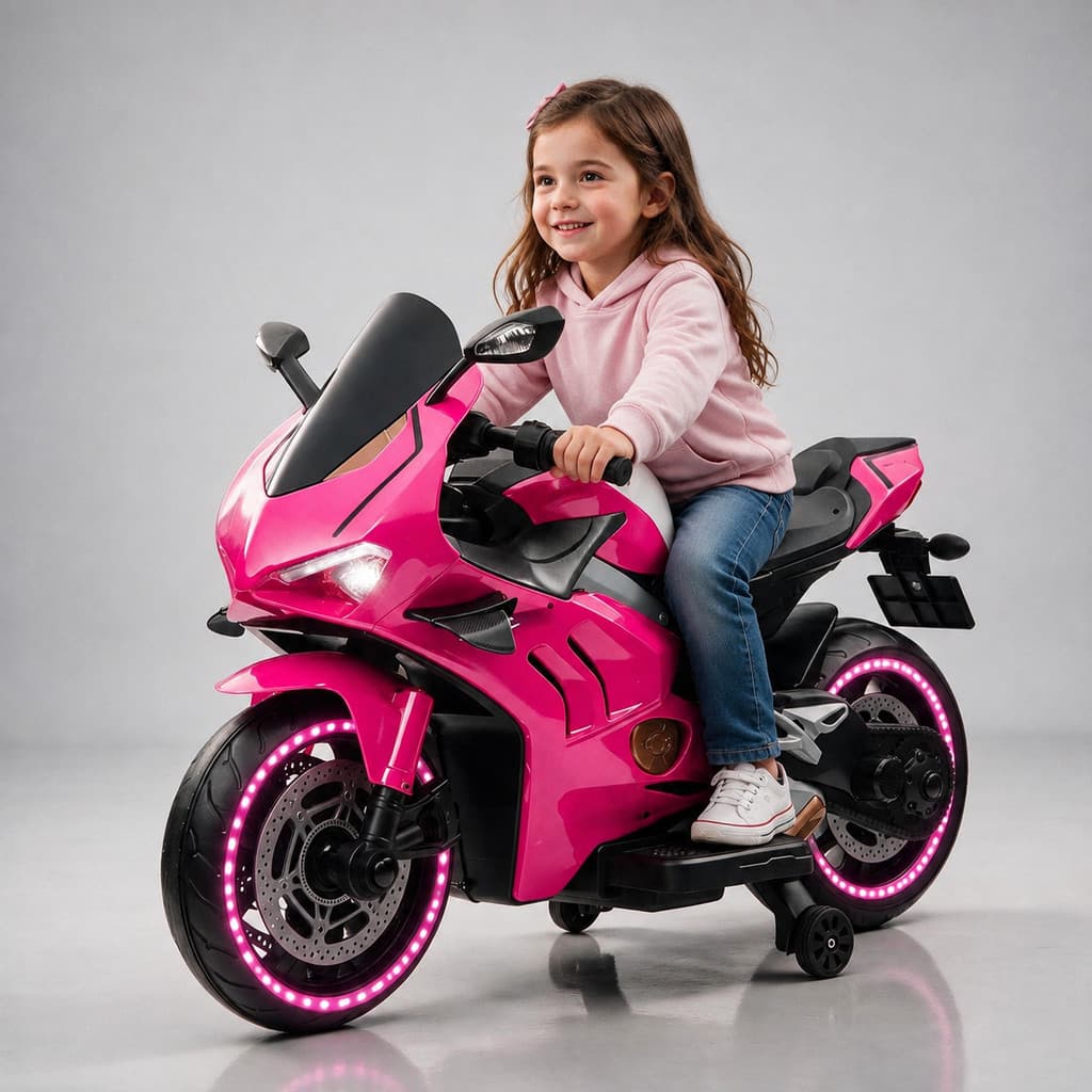 Mini Moto Eletrica Infantil 24V Grande barata para Criança de 3 até 6 anos Motorizada para Menino e Menina Motinha TOP