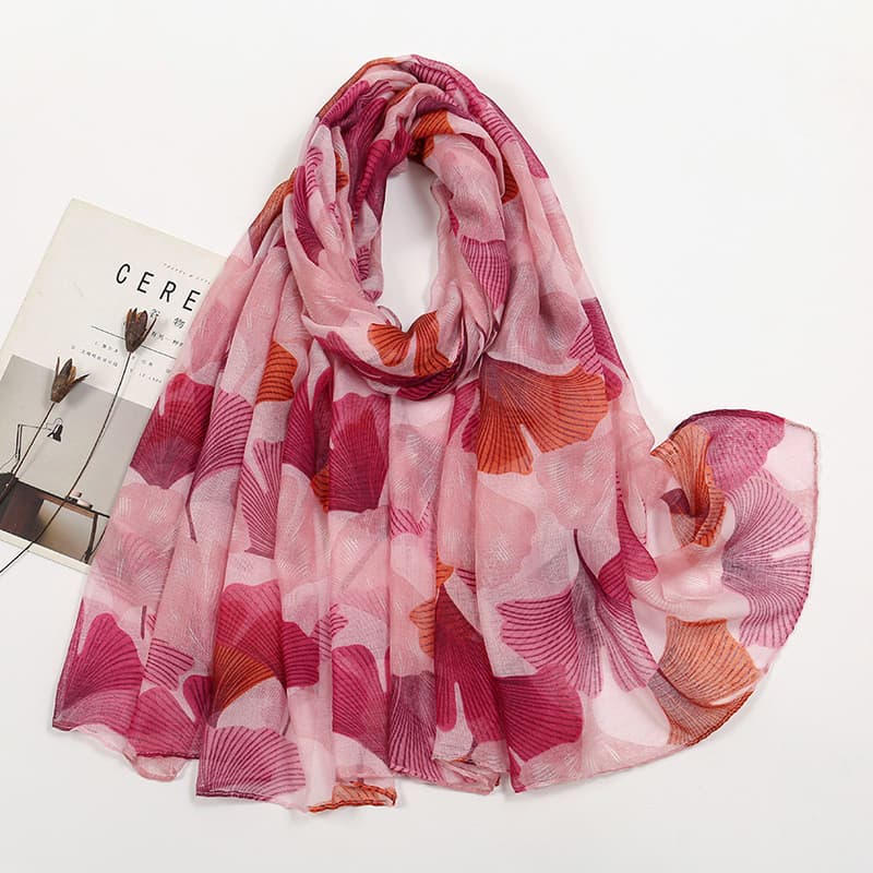 Cachecol primavera novo estilo Bali fio fresco Floral impressão longo cachecol sudeste asiático Popular estilo étnico xa