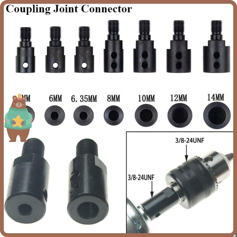 Acoplador De Eixo Motor 8mm/10mm/12mm/14mm Adaptador De Mandril M105mm/6mm/6.35mm Acoplamento De Lâmina De Serra