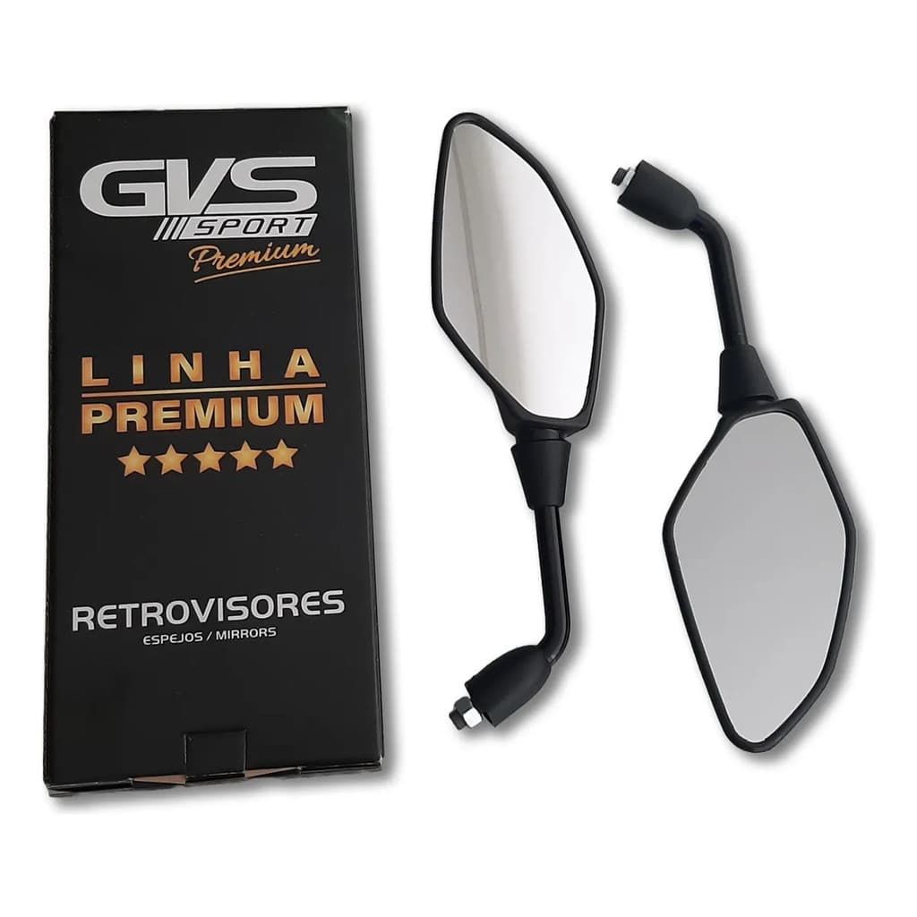 Par Retrovisor GVS MT Estilo MT03 Fazer 150 Factor 160