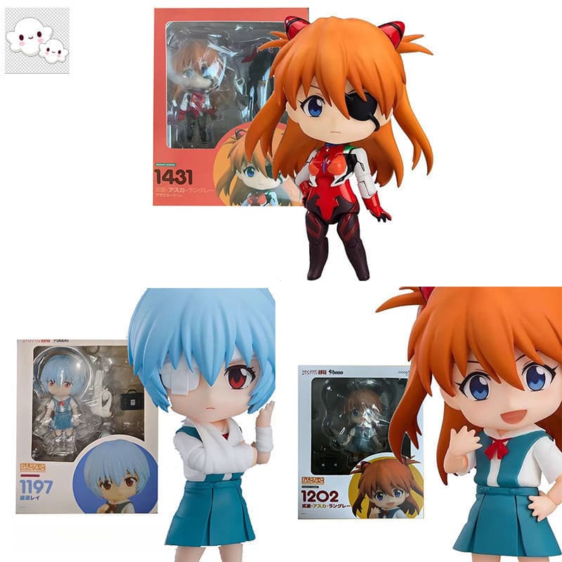 Figura de Ação Nendoroid Rei Ayanami de Neon Genesis Evangelion Asuka Langley Soryu #     Modelo de Coleção 1431