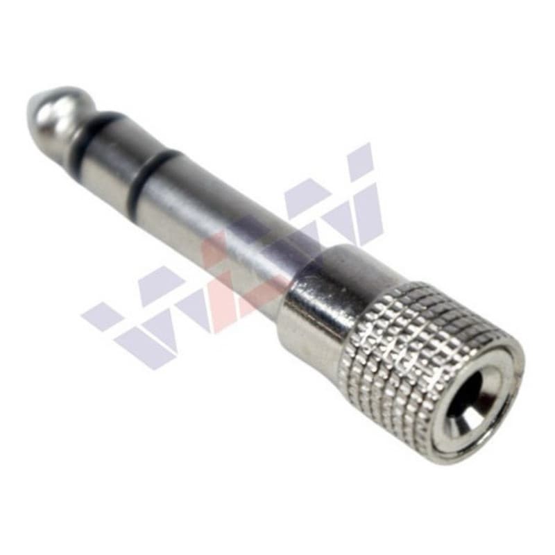kit 10 Plug Adaptador P2 Femea X P10 Macho Stereo Metal Blindado bc