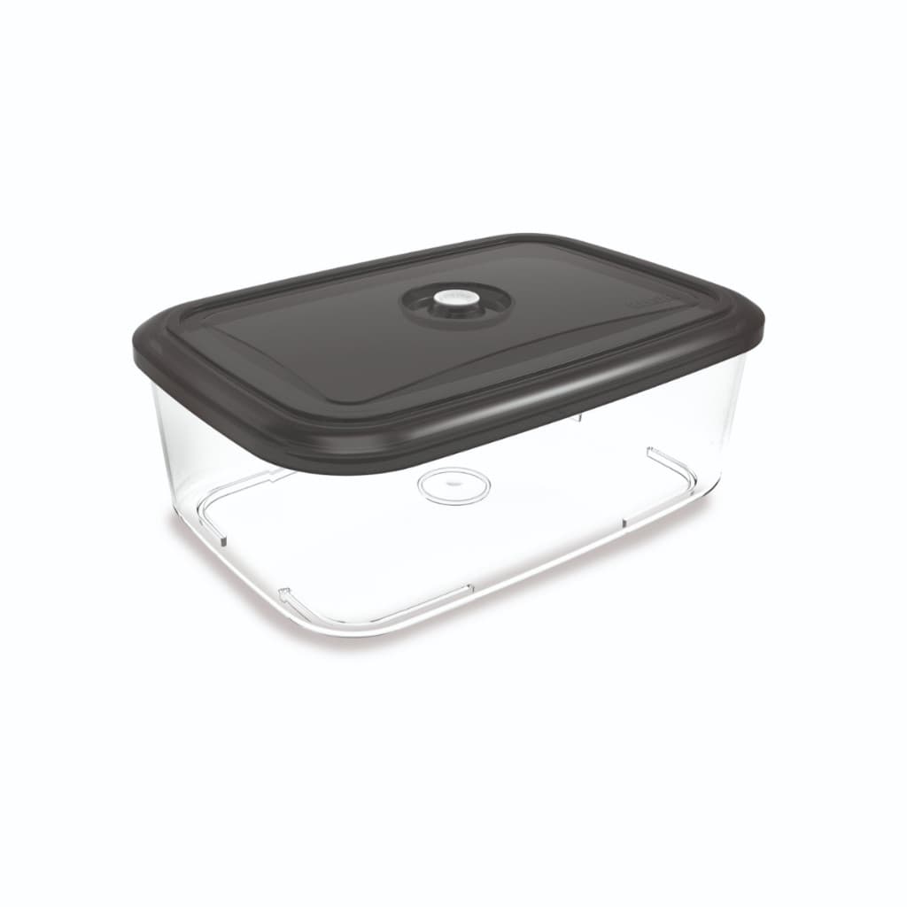 Kit com 2 potes herméticos com botão de sucção de ar | Lançamento Exclusivo