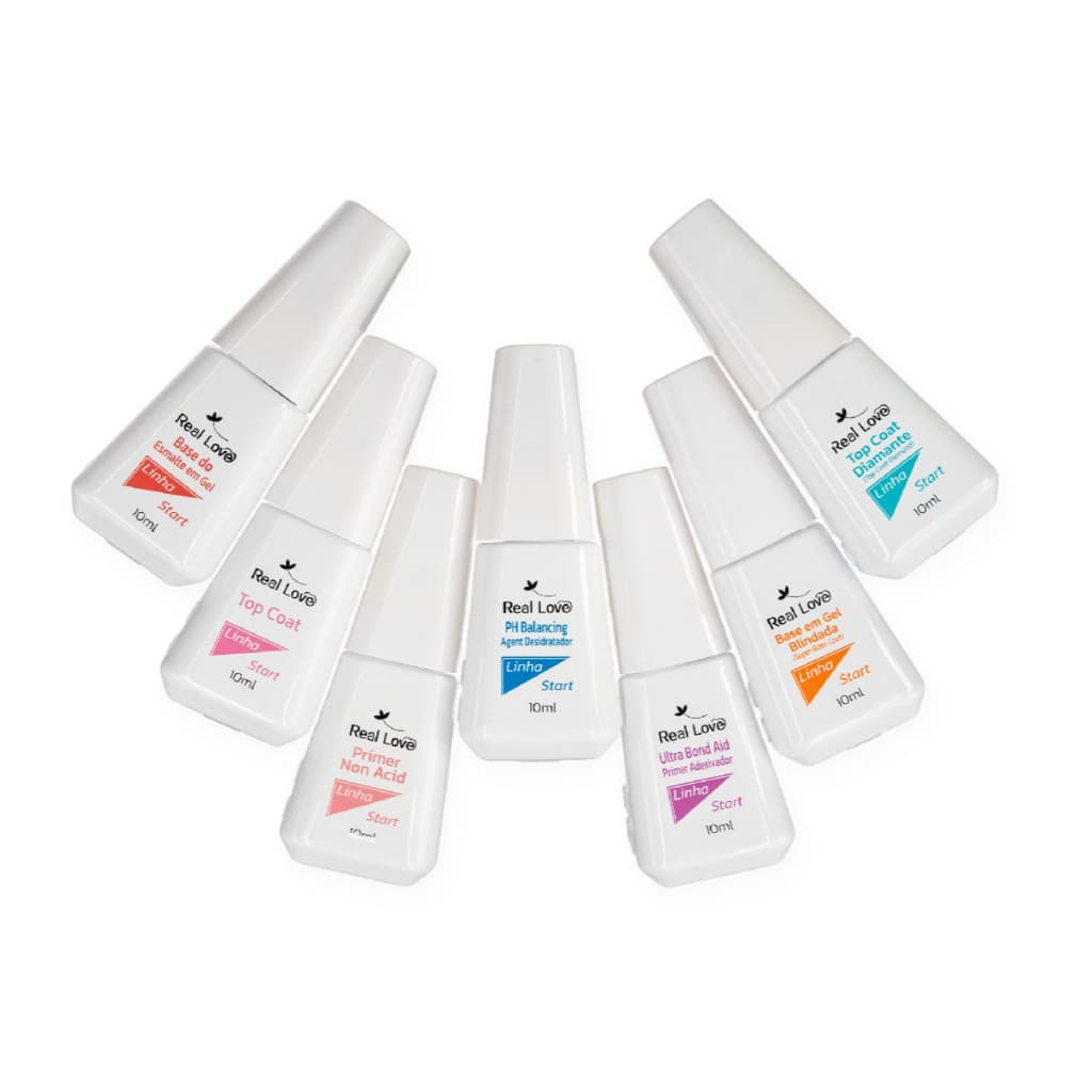 Kit Preparadores Completo com 7 Peças 10ml Linha Start - Real Love