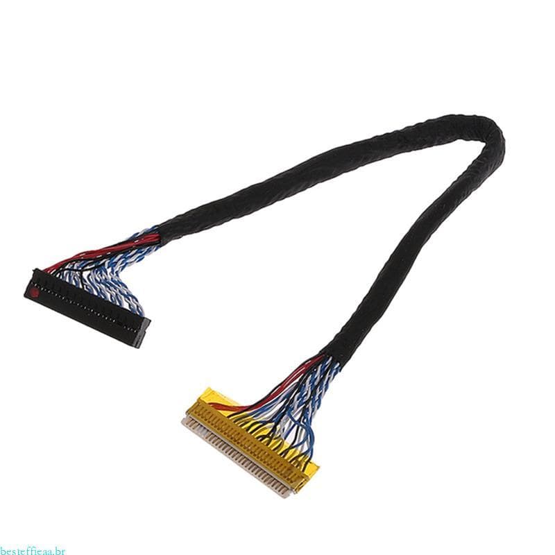 besteffie LVDS 8 Bits FIX-30 Pinos 2 Canais Para Controlador Painel LED LCD 17-26 Polegadas 25 Cm