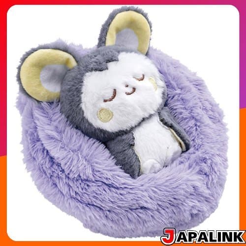 Takara Tomy Pokémon PokePiece Brinquedo de Pelúcia de Fruta Adormecida Emolga 【Direct from Japan】