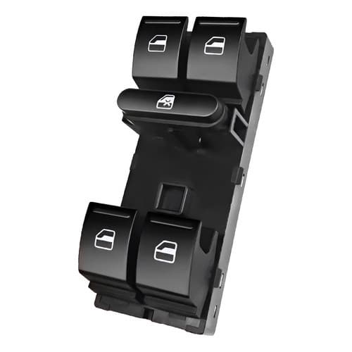 Vidro Eletrico Botão Interruptor Jetta Passat Amarok Tiguan Preto