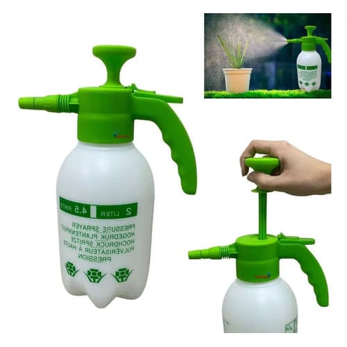Pulverizador Manual 2 Litros Com Pressão Acumulada Para Jardim Horta Lava Car e Limpeza Importway