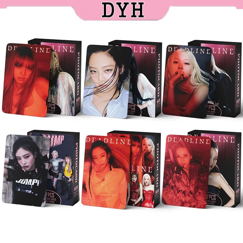 127张纸卡kpopjisoo4l1w贴卡收藏专辑照片blackpinkdeadlinelomojennielisajump盒rose VD7Q