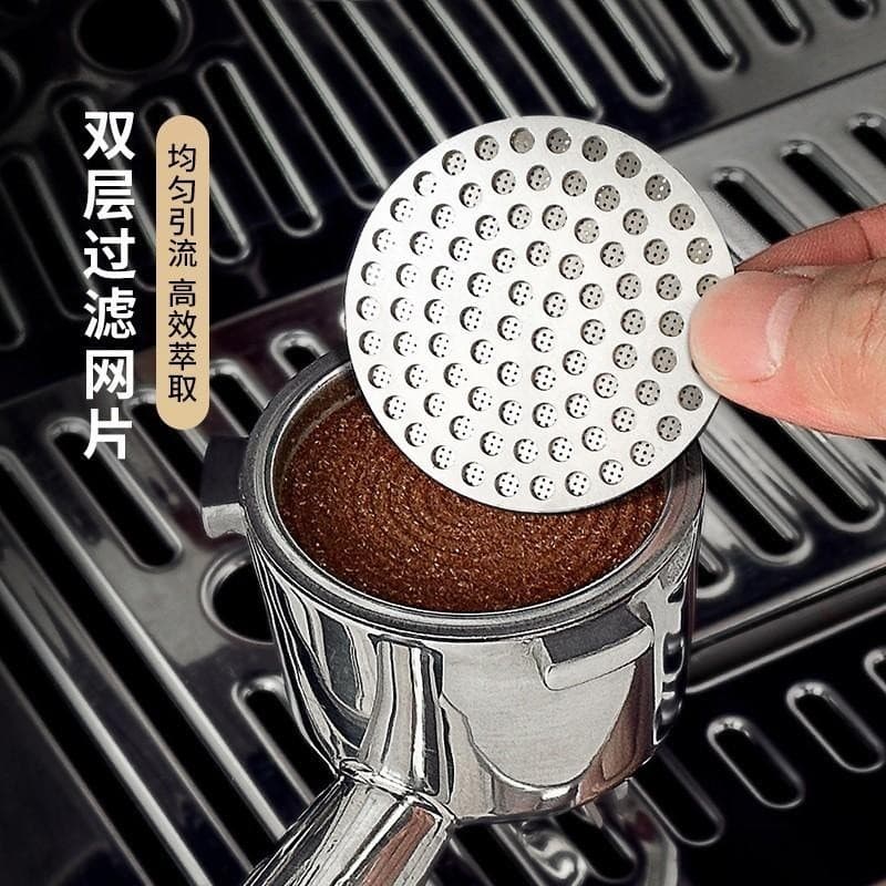 Rede de separação de água secundária máquina de café expresso lidar com pó tigela filtro malha 51 ~ 58 filtro sinterizad