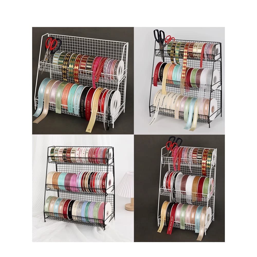 Buquê fita fita rack de armazenamento bolo fita rack flor loja profissional rack Floral exibição