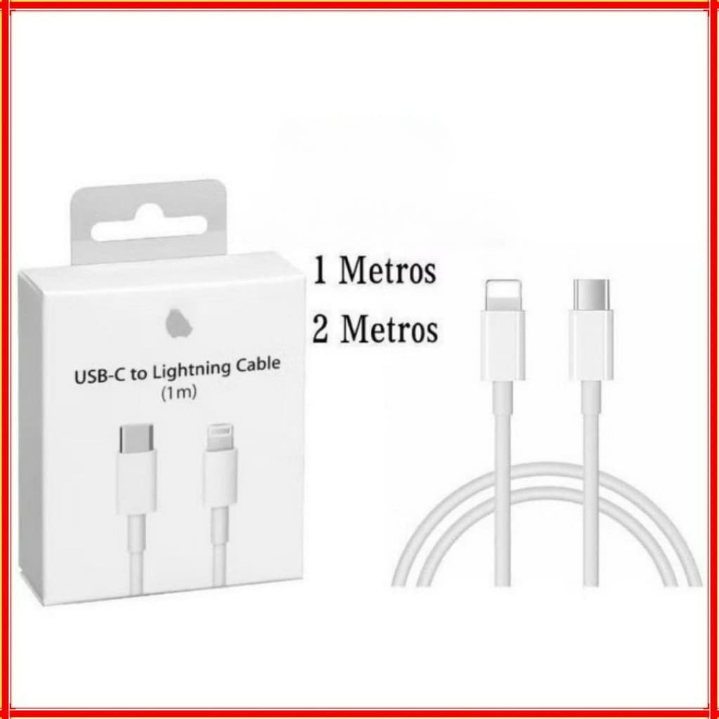 Cabo de iPhone Lightning to Usb-C Tipo C  1M/2M USB de Carregamento Rápido/Dados