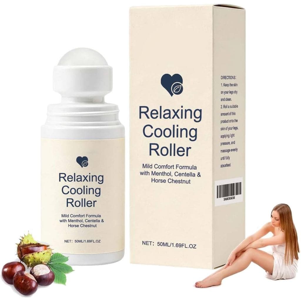 Rolo Refrescante Natural, Novo Rolo Refrescante Relaxante 2026, Alivia e Repara, Hidrata e Nutre, Ajuda a Reduzir o Inch