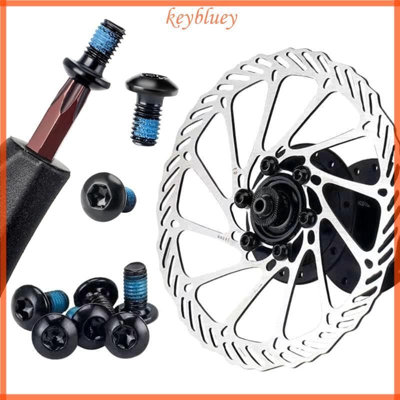 Chave 20 Peças Parafusos Rotor Freio A Disco M5x10mm Parafuso Bicicletas Freios Porca Acessórios D