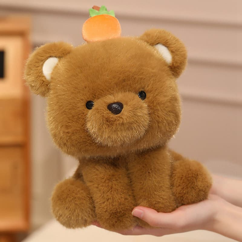 Urso De Frutas Dos Desenhos Animados Festa Mesa Companheiro Brinquedo De Pelúcia Boneca Travesseiro Macio Para Meninas C