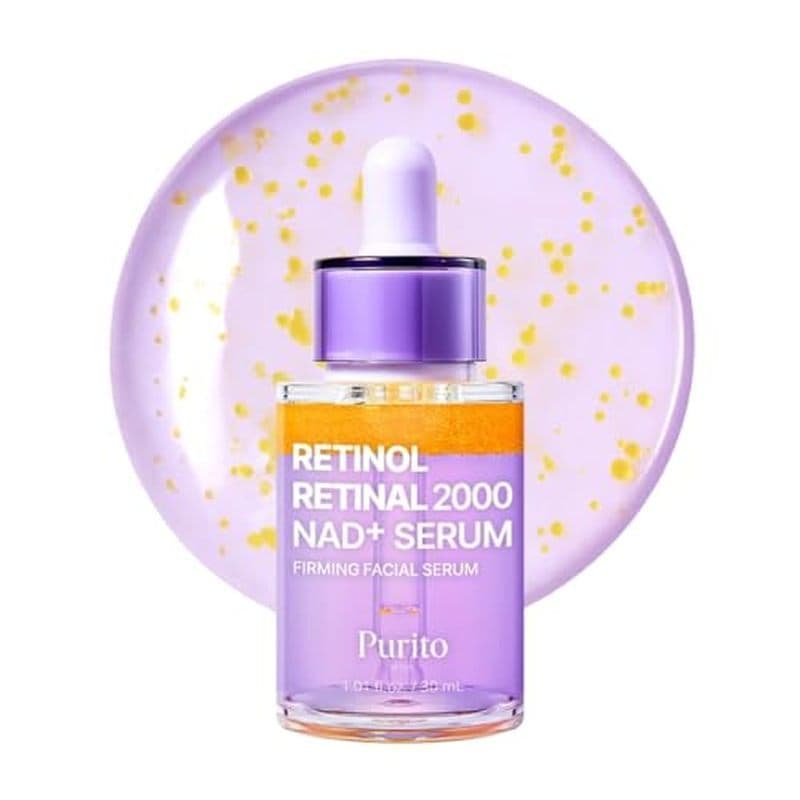 PURITO Retinol 0.1 % + Retinal Soro Facial Antienvelhecimento | Para Rugas , Linhas Finas & amp ; Pele Mais Firme Retinó