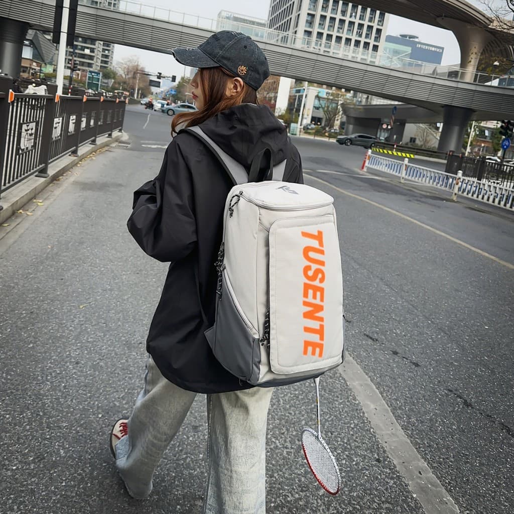 Raquete de Badminton armazenamento independente sapato armazém grande capacidade esportes Fitness mochila novo leve Comm