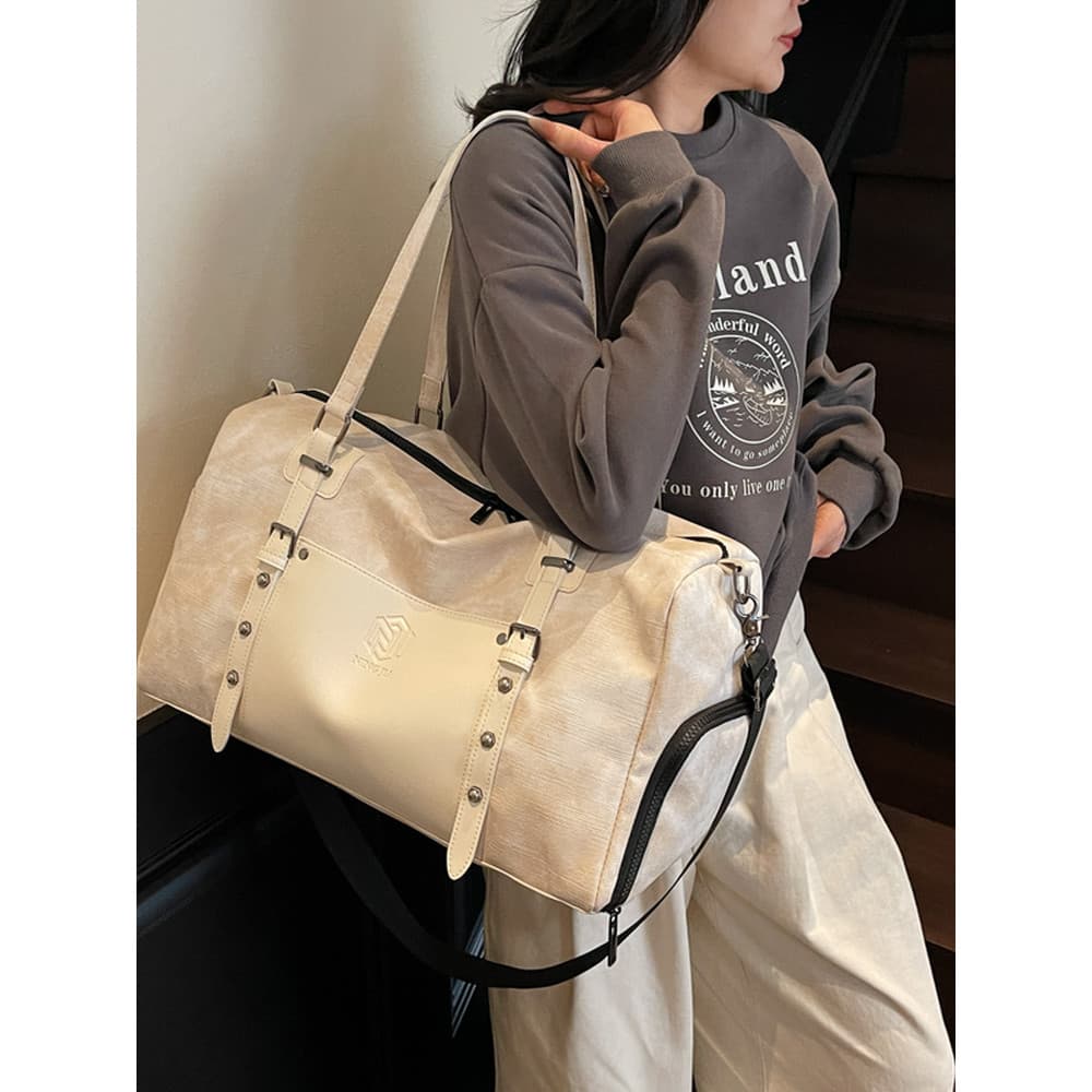Saco de ginásio esportes feminino saco de armazenamento de grande capacidade leve saco de viagem de curta distância masc
