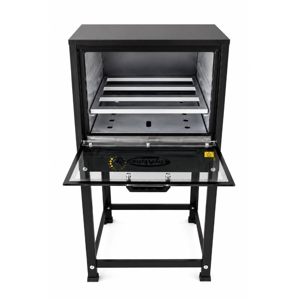 Forno Industrial A Gás Cristal Aço 60 Litros Baixa Pressão Porta Vidro