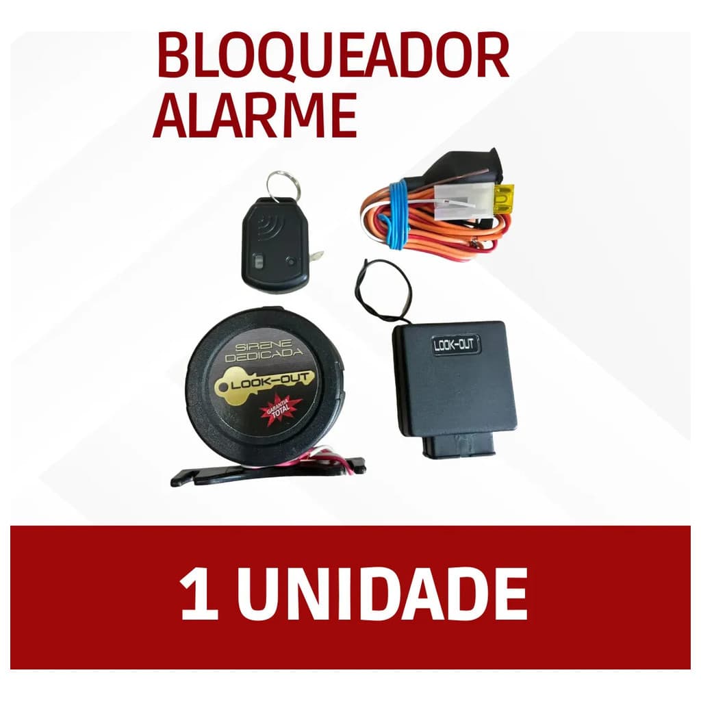 Bloqueador-alarme-bpxmc  12v - Presença Auto/moto Lookout
