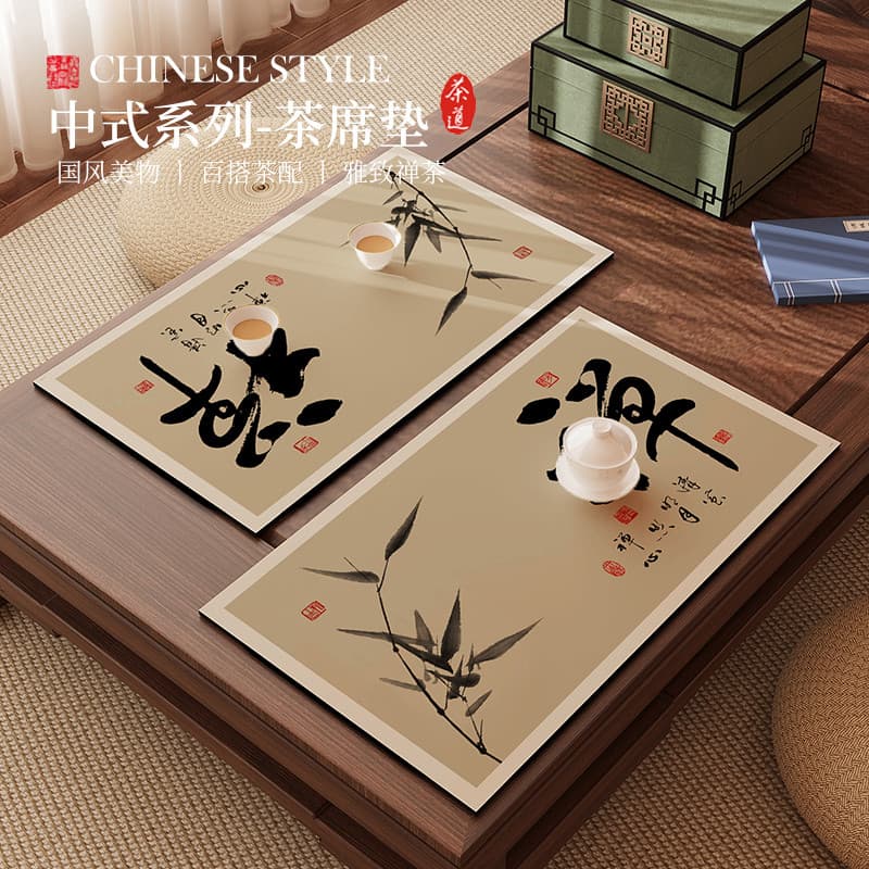 Chinês Zen Diatom lama mesa de chá pano uma pessoa tamanho pequeno mesa de chá tapete de mesa de chá pano toalha de mesa