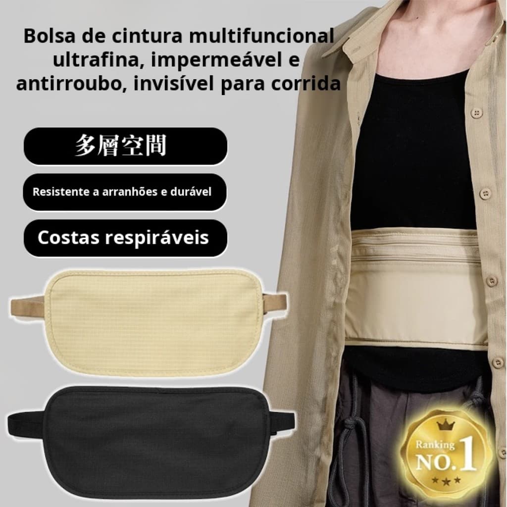 【Design Ultrafino】[Design Invisível] Tas Pinggang Lari Multifungsi | Cinto para Atividades/Esportes/À Prova D'Água