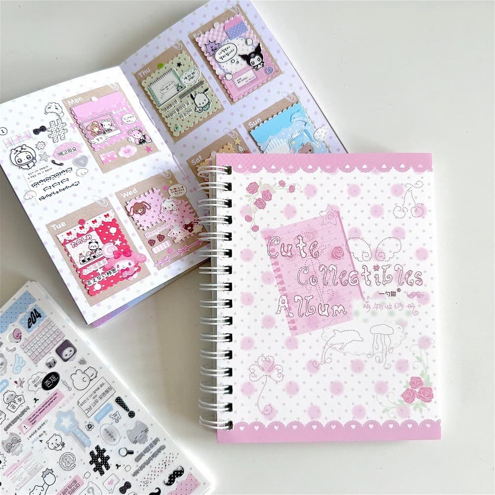 O 10o Livro De Adesivos Originais 27P De Desenhos Animados DIY Decoração De Scrapbook