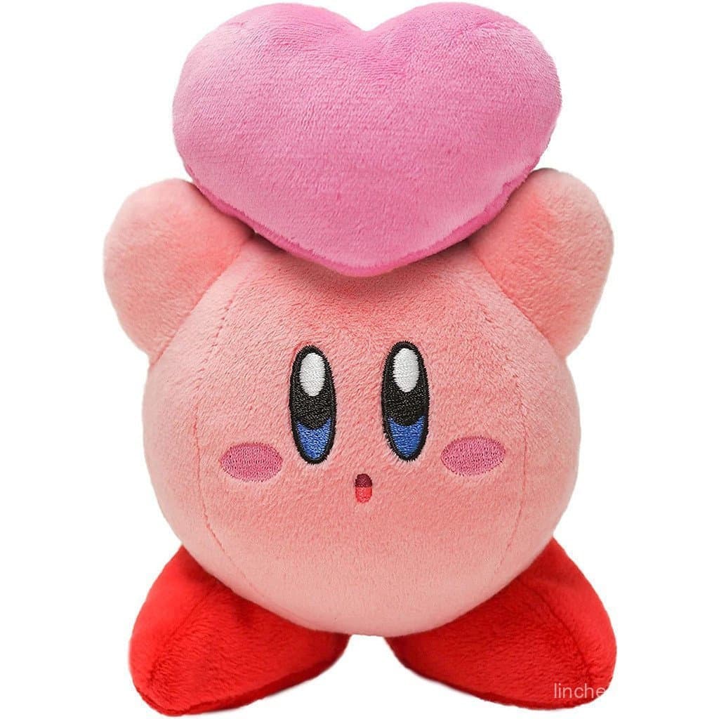 Sanei Kirby Kirby Adventure Sonho Terra Kirby Pelúcia Japão Importação (Coração Kp33) 30cm