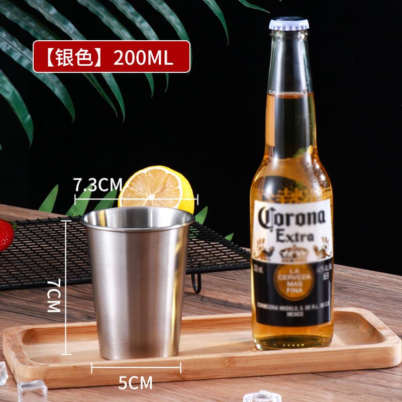 Uau personalizado sensação legal personalizado ao ar livre portátil caneca de cerveja 304 caneca de aço inoxidável canec