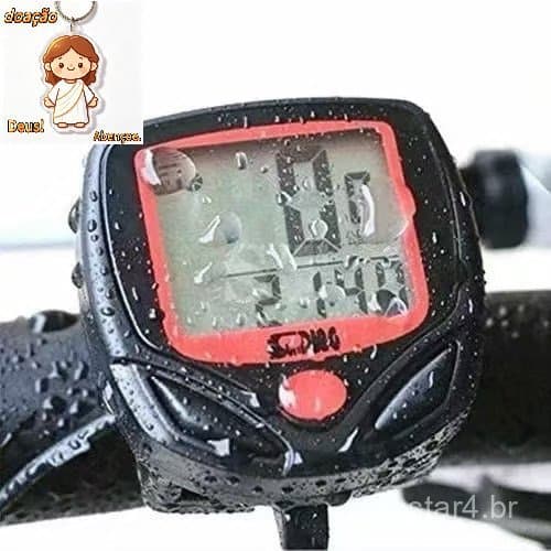 Velocímetro Para Bicicleta Digital À Prova D'Água Com Medidor de Velocidade