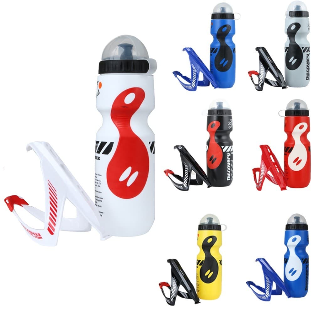 Ciclismo garrafa de água gaiola Mountain Road bicicleta copo água plástico esportes grande capacidade garrafa água bicic