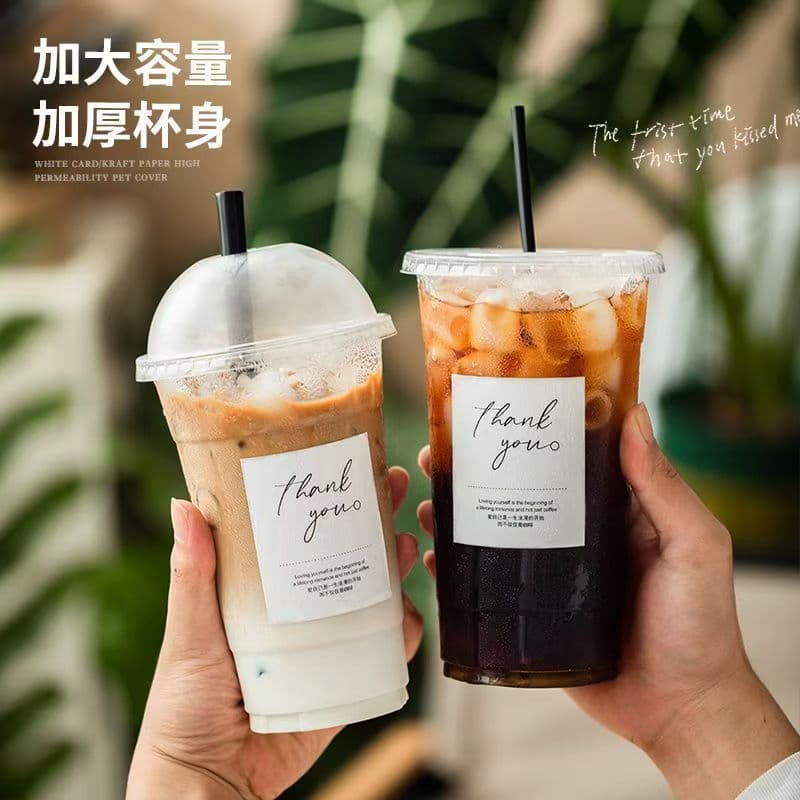 [Novo produto] Xícara de chá de leite tailandês Super grande American Overlord Cup Café Limão Xícara de chá de alta tran