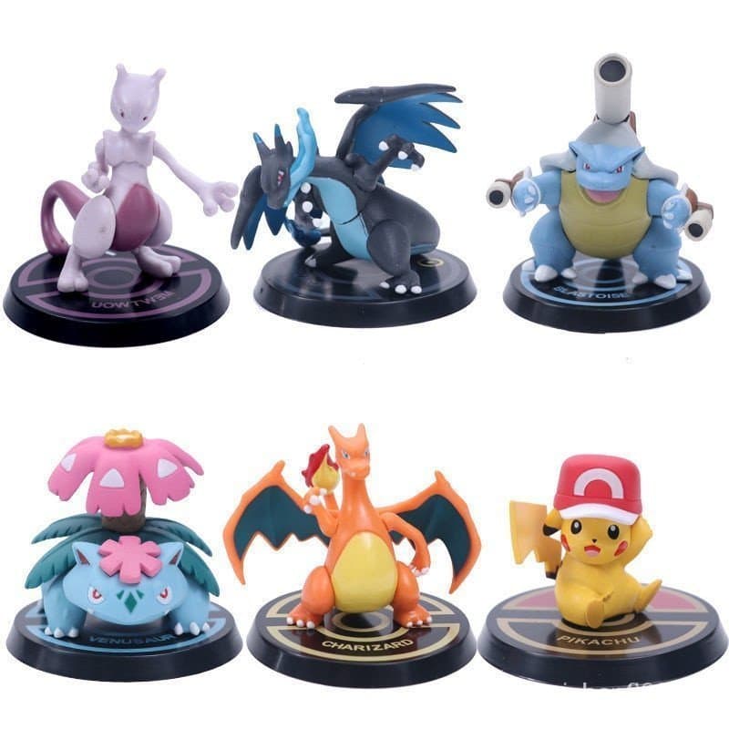 Venusaur Pokemon Mega Blastoise.charizard Mewtwo Pikachu Figura De Ação Modelo