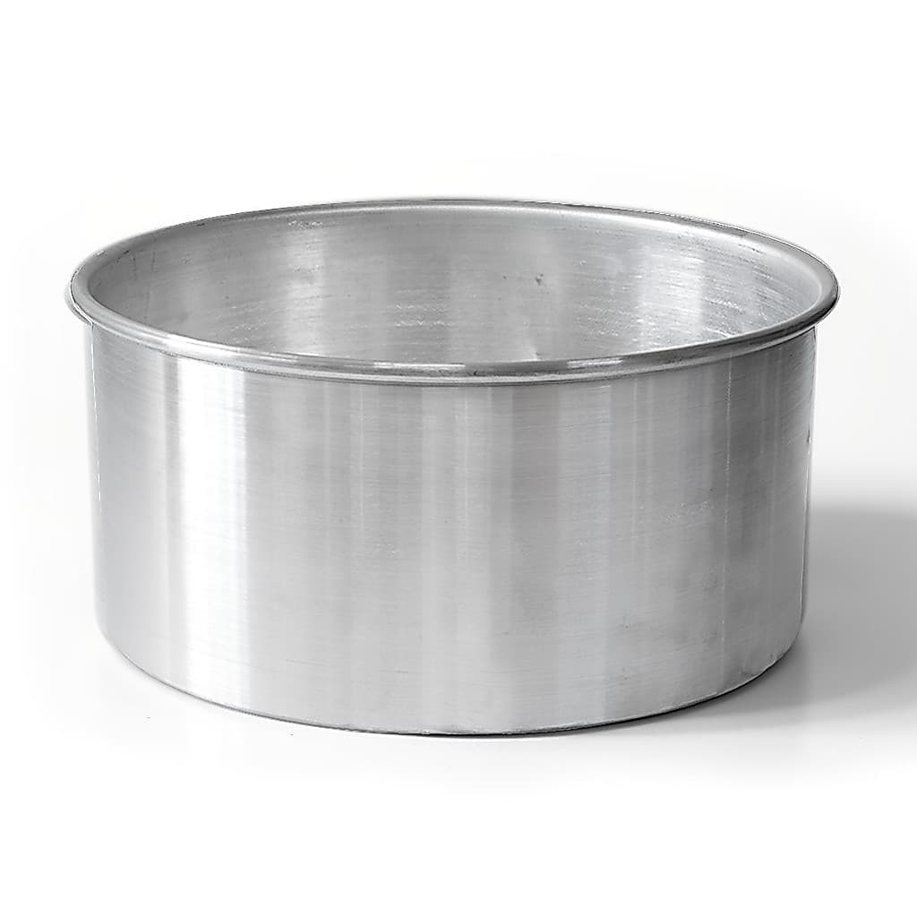 Assadeira de Bolo Forma Redonda Alta 20x10cm Alumínio - LV01 Durabilidade Praticidade Profissional