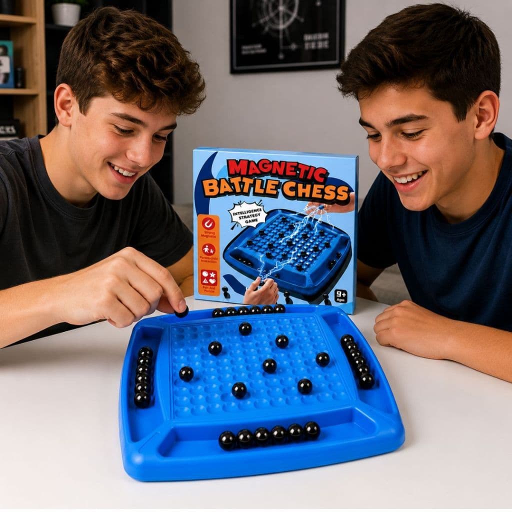 Jogo Magnético Estratégico Jogo Portátil Tabuleiro Inteligente