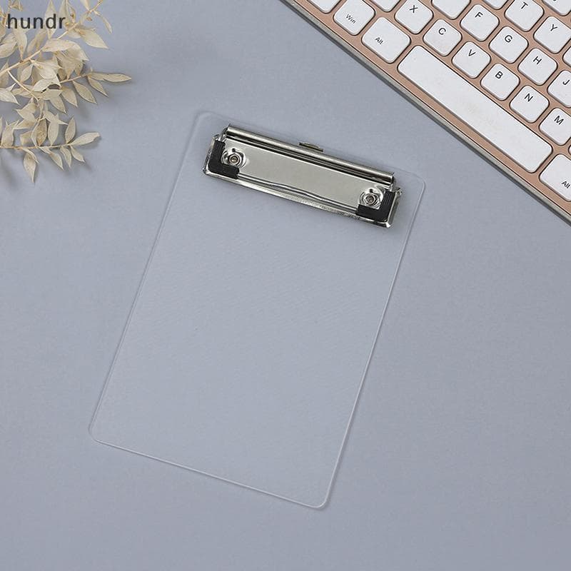 [hundr] Simples A6 Bill Clipboard Memo Pad Clip Board Folhas Soltas Notebook Arquivo Bloco De Escrita Grampos Suporte De