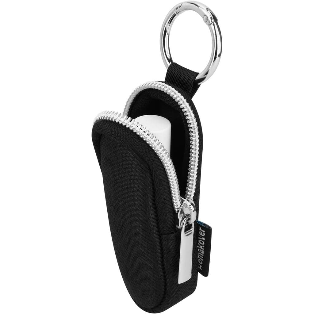 Estojo Organizador Portátil para Protetor Labial com Chaveiro, Bolsa de Armazenamento para Protetor Labial de Viagem, Or