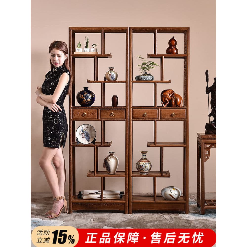 Móveis de mogno Wenge sala de estar Bogu rack estilo chinês duoaoge madeira maciça antigo rack de armazenamento armário