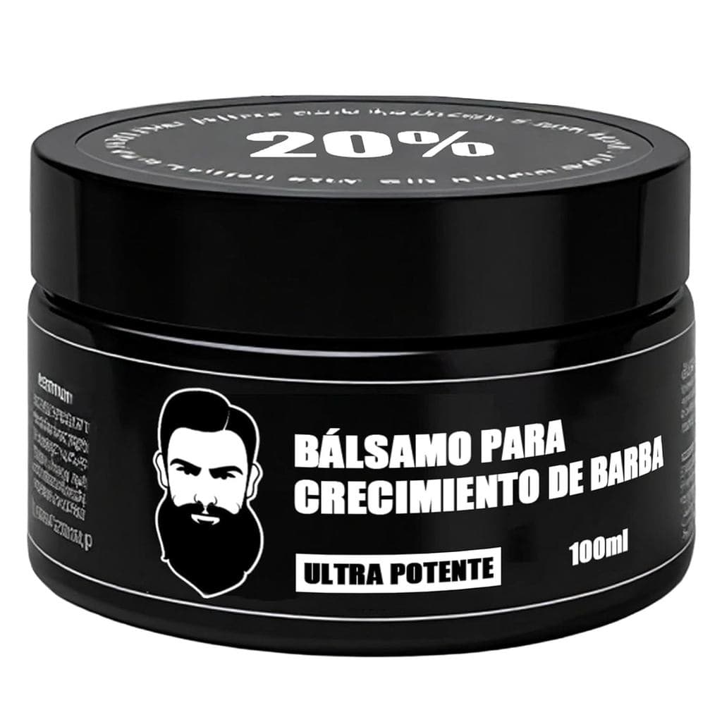 Estimulante Para Barba – Bálsamo de Crescimento Ultra Potente, Bálsamo Estimulante para Barba, Hidrata e Fortalece a Bar