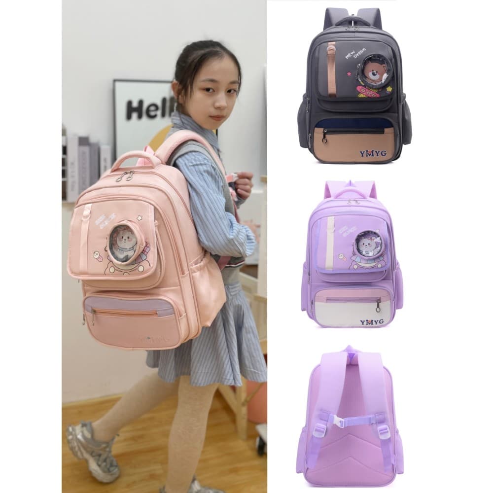 Dois três quatro alunos do ensino fundamental de 1234 séries mochila leve de grande capacidade meninos meninas crianças