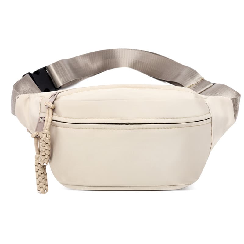 Japonês simples leve de um ombro pequena mochila feminina Casual esportes mensageiro saco masculino saco de cintura do t