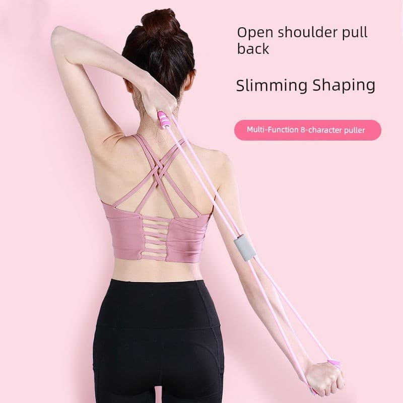super band elastico elastico elastico extensor para exercícios Ledomoda Yoga personagem oito tensor feminino ombro abert