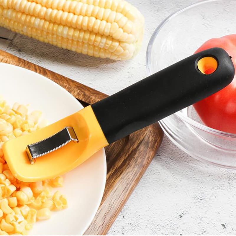 Pá De Aço Inoxidável Descascador De Milho Debulhador Separador De Grãos De Cozinha Cortador