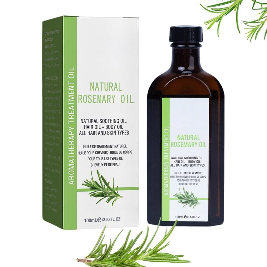 Óleos Naturais de Alecrim, Óleo Essencial de Alecrim para Cabelo, Nutre o Couro Cabeludo e Fortalece o Cabelo, Sérum em
