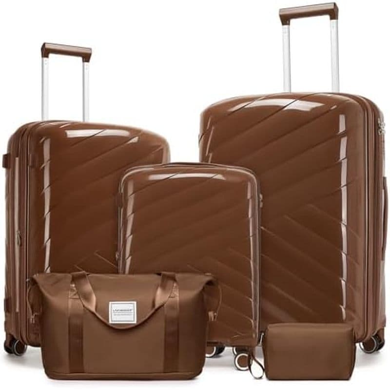 Bagagem De Mão 22x14x9 Aprovada Pela Companhia Aérea , Malas Expansíveis De 20 Polegadas Com Rodas Giratórias , Conjunto
