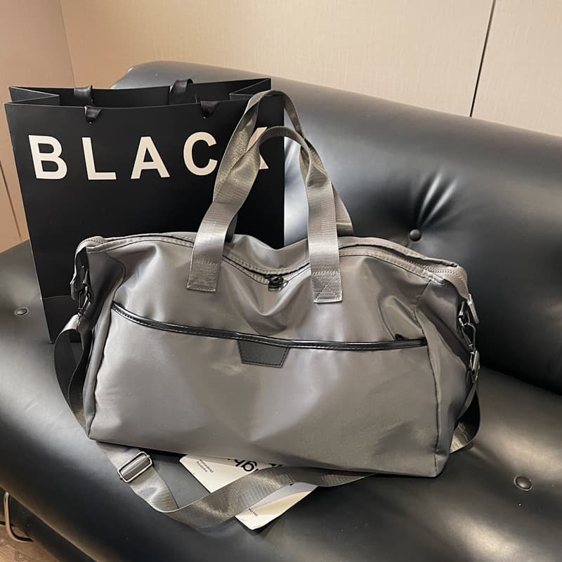 Bolsa de viagem portátil de grande capacidade feminina portátil de curta distância bolsa de bagagem escolar masculina vi