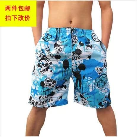 Calças de praia masculinas da moda Shorts impressos na moda calças casuais masculinas verão novo estilo calças médias ve