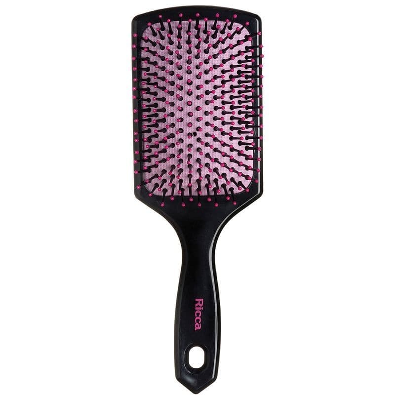 Escova Raquete Ricca Basic Almofadada Cod - 249 ORIGINAL Massageadora